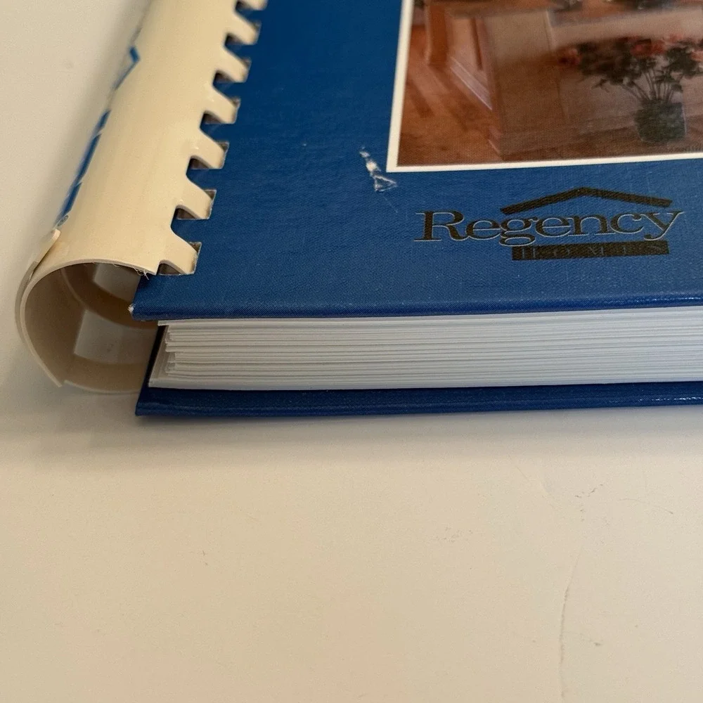 Regency Homes Iowa MDA Peek Into Our Kitchens Cookbook Recipes 2002 VTG